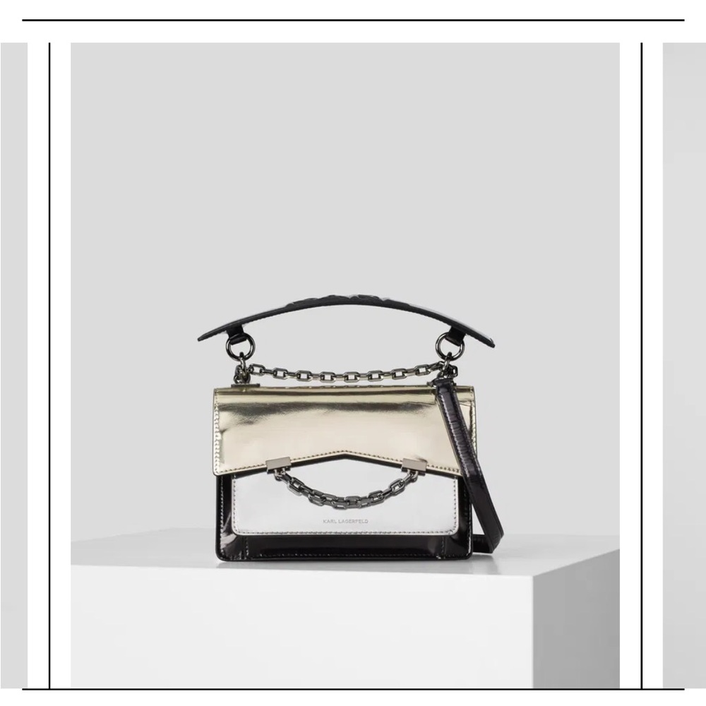 Karl Lagerfeld K/Seven Mirror-Effect Shoulder Bag
